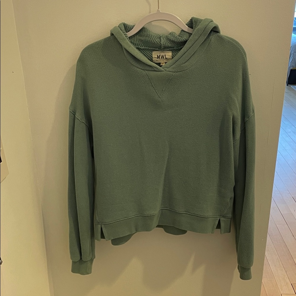 Madewell Sage Green Hoodie Sweatshirt